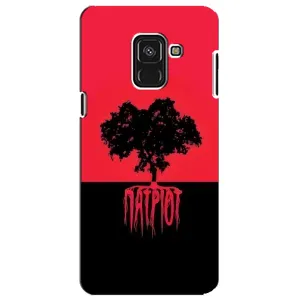 Украинские Чехлы для Samsung A8 Plus,  A730F с картинкой УПА (AlphaPrint) (Патріот)