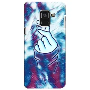 Чехол с принтом «Радужное сердце» для Samsung Galaxy A8 Plus 2018 (A730F)