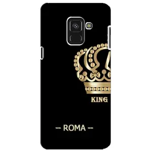 Чохли для Samsung A8 Plus, A730F (VPrint) - Футбольні клуби (Roma)