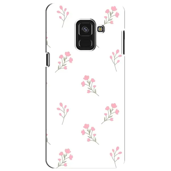 Чохол з принтом «Рожеві квіти» для Samsung Galaxy A8 Plus 2018 (A730F)