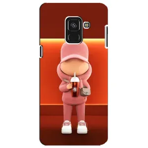 Круті Чохли Луі Віттон для Samsung A8 Plus, A730F (AlphaPrint) (З Кавою)