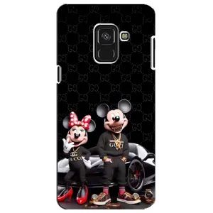 Чехол Disney Mouse Samsung A8 Plus, A730F (PREMIUMPrint) (Семья Маусов)