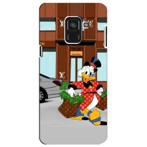 Чехлы для Samsung A8 Plus,  A730F - Скрудж МакДак Louis Vuitton (PREMIUMPrint) (Скрудж ЛВ)