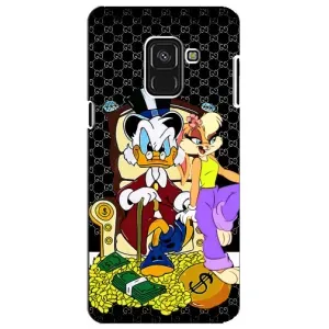 Чехлы для Samsung A8 Plus,  A730F - Скрудж МакДак Louis Vuitton (PREMIUMPrint) (Стильная Утка)