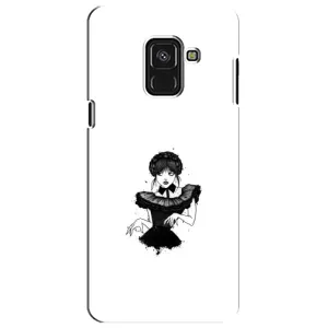 Чохли Венсдей на Samsung A8 Plus,  A730F Уенсдей (AlphaPrint) (танець Венздей)