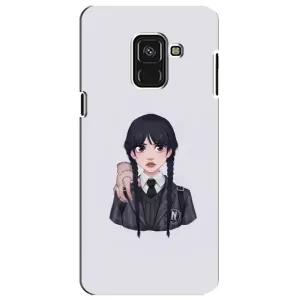 Чохли Венсдей на Samsung A8 Plus,  A730F Уенсдей (AlphaPrint) (Венздей і Річ)
