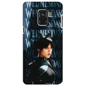 Чохли Венсдей на Samsung A8 Plus,  A730F Уенсдей (AlphaPrint) (Венздей кішка)