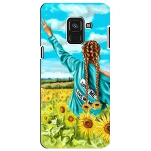 Чохол для Патріота України Samsung A8 Plus,  A730F - (AlphaPrint) (Україночка)
