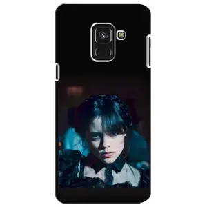 Чохли Венсдей на Samsung A8 Plus,  A730F Уенсдей (AlphaPrint) (погляд Венздей)