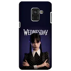 Чехлы Венсдей на Samsung A8 Plus,  A730F Уэнсдей (AlphaPrint)