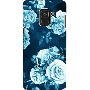 Чехлы (ART) Цветы на Samsung A8, A8 2018, A530F (VPrint) (Блактині бутони)