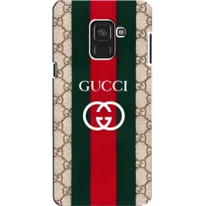 Чехлы ГУЧЧИ для «Самсунг» А8, А8 2018, А530Ф (AlphaPrint) (Gucci дизайн)