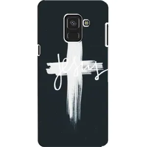 Чехол для Samsung A8, A8 2018, A530F (AlphaPrint) - (Христианские) (Иисус)