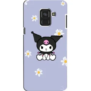 Чохол з кроликом Куромі на Samsung A8, A8 2018, A530F (Куромі в квітах)