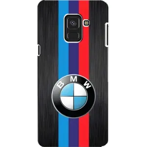 Чехол для «Самсунг» А8, А8 2018, А530Ф - с принтом БМВ (AlphaPrint) (Лого BMW)