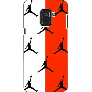 Чохли для Samsung A8, A8 2018, A530F - з картинкою JORDAN (AlphaPrint) (Лого Джордан)