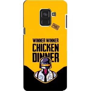 Чехол PUBG для «Самсунг» А8, А8 2018, А530Ф (AlphaPrint) (Pubg шлем)