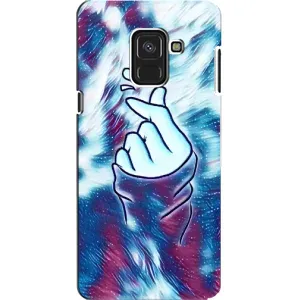 Чохол з принтом «Радужне серце» для Samsung Galaxy A8 2018 (A530F)