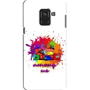 Чехол Амонг Ас для Samsung A8, A8 2018, A530F (AlphaPrint) (Яркий АмонгАс)