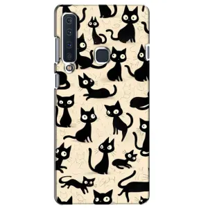 Чохол з малюнком кіт на Samsung Galaxy A9 2018, A920 (Чорні коти)