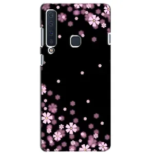 Чехол для Самсунг А9 2018 - с принтом (Дизайнерские) (AlphaPrint) (Цветочки маленькие)