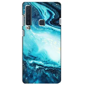 Мраморний чехол на Samsung Galaxy A9 2018, A920 (VPrint) (Блакитний мрамор)