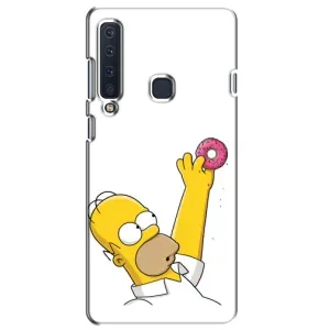 Чjхол з Сімпсонами для Samsung Galaxy A9 2018, A920 (VPrint) (Гомер з пончиком)