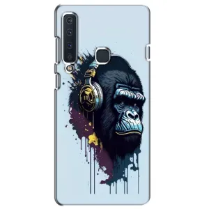 Чохол з Мавпами Samsung Galaxy A9 2018, A920 - (AlphaPrint) (Горила в навушниках)