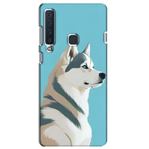Чохол з Хаскі Samsung Galaxy A9 2018, A920 - (AlphaPrint) (Хаскі арт)