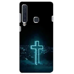 Чехол для Samsung Galaxy A9 2018, A920 (AlphaPrint) - (Христианские) (Крест и город)