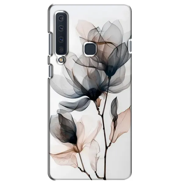 Чехол с принтом «Цветы на белом» для Samsung Galaxy A9 2018 (A920)