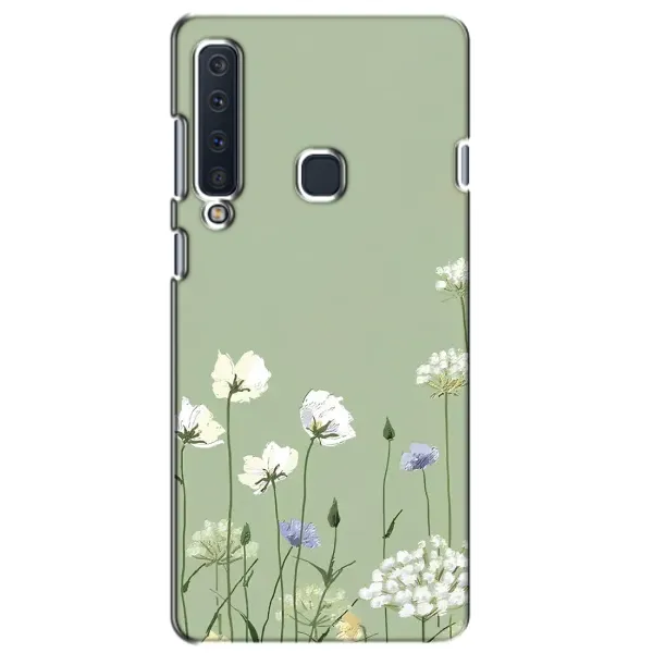 Чехол с принтом «Цветы на зеленом» для Samsung Galaxy A9 2018 (A920)