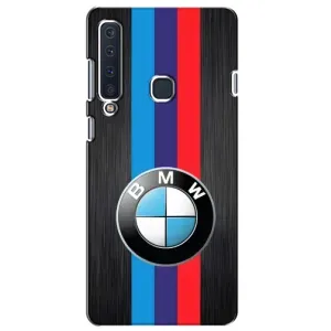 Чехол для Самсунг А9 2018 - с принтом БМВ (AlphaPrint) (Лого BMW)