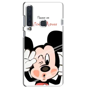 Эксклюзивный чехол для Samsung Galaxy A9 2018, A920 (AlphaPrint - Мультяшные) (Маус Микки)