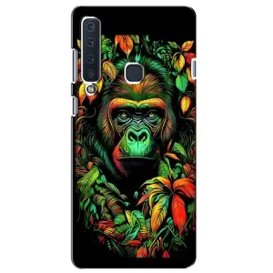 Чохол з Мавпами Samsung Galaxy A9 2018, A920 - (AlphaPrint) (Мавпа в квітах)