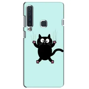 Чохол з принтом для Samsung Galaxy A9 2018, A920 (AlphaPrint) Модні коти (Падаючий кіт)