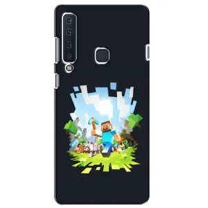 Чехол Майнкрафт на Samsung Galaxy A9 2018, A920 (AlphaPrint) Minecraft (персонажи Minecraft)