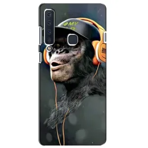 Чохол з Мавпами Samsung Galaxy A9 2018, A920 - (AlphaPrint) (В навушниках)