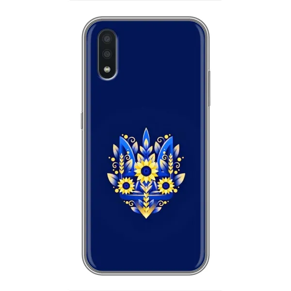 Чохол з принтом «Квітковий Герб» для Samsung Galaxy A01 Core