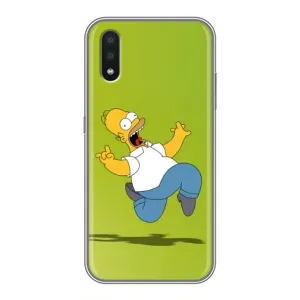 Чехол с Симпсонами для Samsung Galaxy A01 Core (VPrint) (Гомер Симпсон)