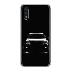 Чехол для Самсунг А01 Кор - с принтом БМВ (AlphaPrint) (Машина BMW)