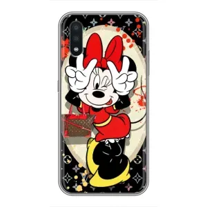 Чохол Disney Mouse Samsung Galaxy A01 Core (PREMIUMPrint) (Мінні peace)