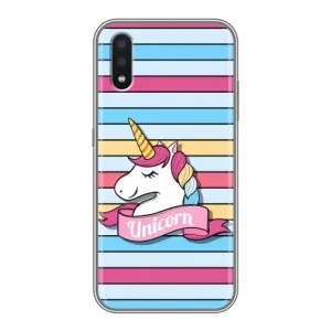Чохол для Самсунг Галаксі А01 Кор - (Єдинорожки - Новинки) (AlphaPrint) (Unicorn)