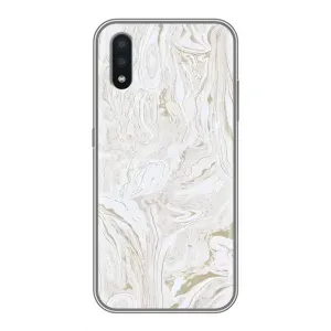 Мраморний чехол на Samsung Galaxy A01 (VPrint) (Білий мрамор)