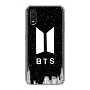 Чохли BTS для Samsung Galaxy A01 (AlphaPrint) (БТС Лого)