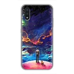 Космічні Чохли для Самсунг Галаксі А01 (VPrint) (Вид Галактики)