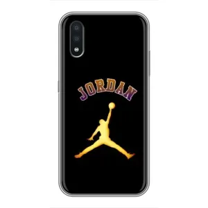 Чохли для Samsung Galaxy A01 - з картинкою JORDAN (AlphaPrint) (Jordan Gold)