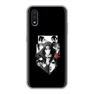 Чохли на тему: Ітачи Учіха для Samsung Galaxy A01 (AlphaPrint) (колаж Ітачі)