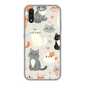 Чохол з малюнком кіт на Samsung Galaxy A01 (Колаж котів)
