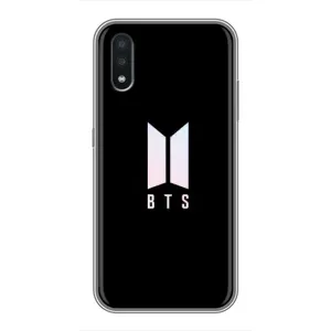 Чохли BTS для Samsung Galaxy A01 (AlphaPrint) (Лого BTS)